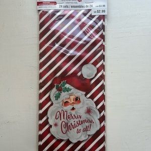 9 packs of santa Treat bags